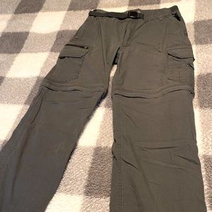 BC Clothing mens convertible cargo pants ~used, excellent condition~
